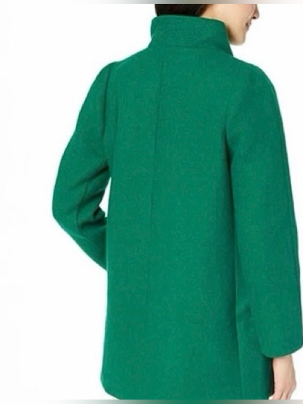 J. Crew City Coat - Emerald Green size 8 - Picture 3 of 13